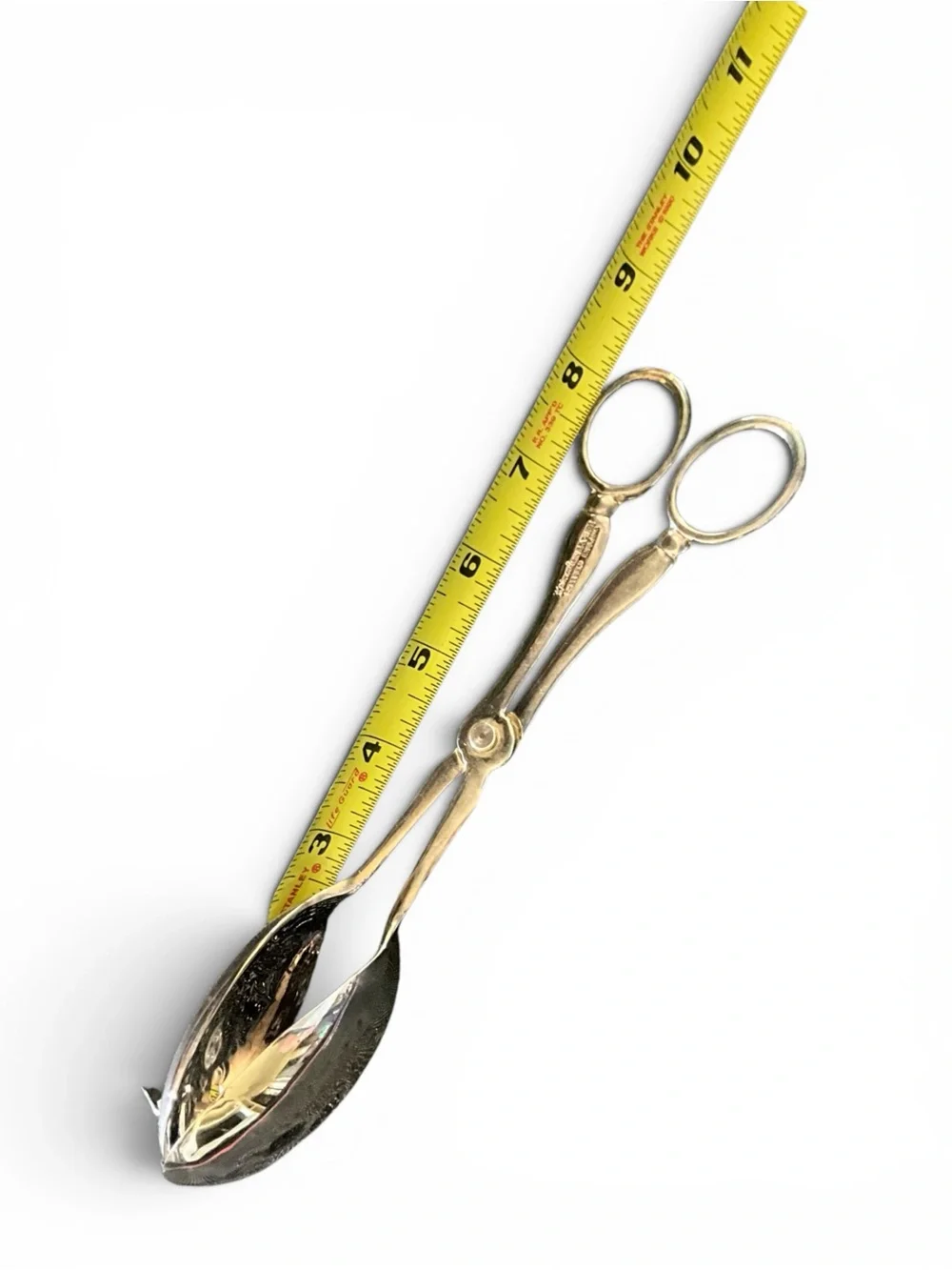 Vintage Sheffield England Silver Plate Serving Tong in Original Box
